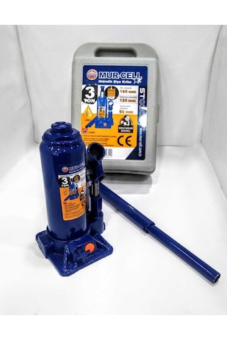 3 Kg Kş03 Şişe Kriko 3 Ton Makine Krikosu 2 Yıl