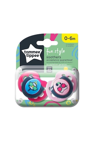 Tommee Tippee 43335702 Fun Style 0-6 Ay 2'li Emzik Çok Renkli