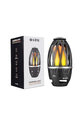 S-Link SL-F807 34 Ledli 1200mah Usb Şarjlı Alev Efekti Dekoratif