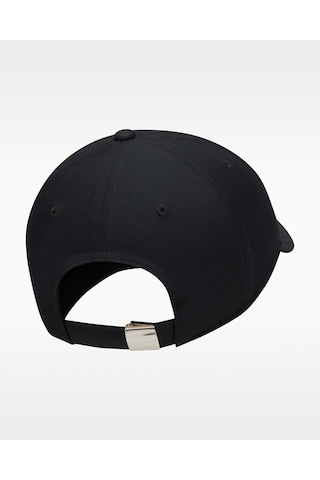 Nike Dri-fıt Club Yumuşak Metal Swoosh Şapka Fb5372-010 Siyah