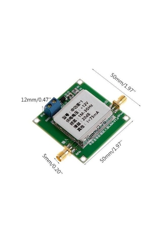 1-3000MHz 20dB LNA RF Geniş Bant Amplifikatör Modülü