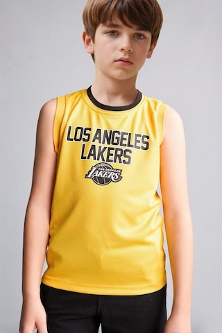 Defacto Nba Los Angeles Lakers Bisiklet Yaka Atlet Erkek Çocuk H2954a826hsyl201 Sarı-yl201