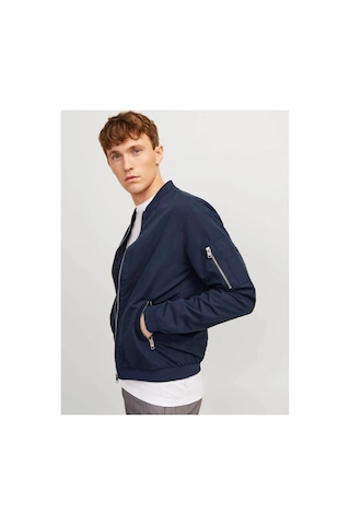 Jack & Jones Jack&jones 12165203 Jjerush Bomber Noos Navy Blazer Erkek Ceket Lacivert