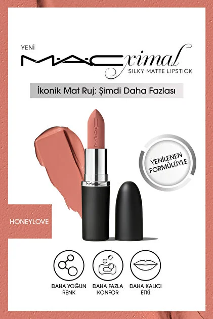 Mac Ruj / Lipstick - Honeylove Yeni Tip 605