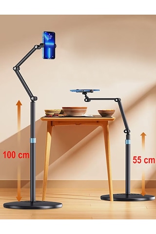 6-11 İnch Metal Ayaklı Flexible Tablet Ve Telefon Tutucu Stand 16