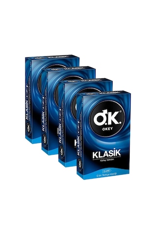 Okey Klasik Prezervatif 10'lu x 4