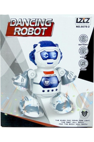Dancing Danseden Disko Işıklı Robot