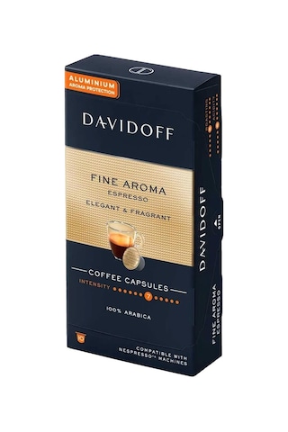 Davidoff Fine Aroma Espresso Elegant & Fragrant Kapsül Kahve 10 x 10'lu