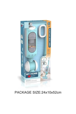 Max 52cm Gerçek Vakumlu Işıklı Elektrikli Oyuncak Süpürge