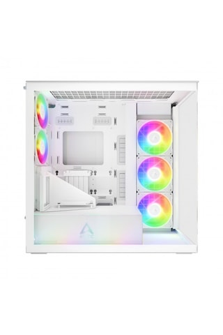 Arctıc Xtender Vert.gpu White Tinted Glass Acpcc00017a E-atx Rgb Mirror Tempered Glass 5 Fan Beyaz Gaming Kasa
