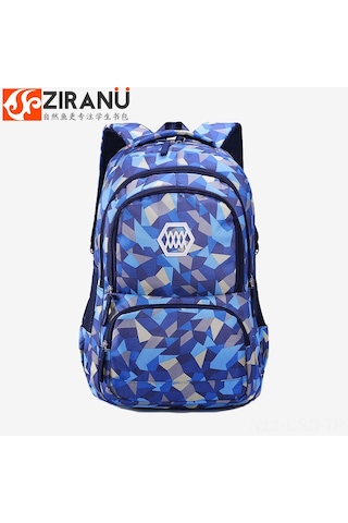 Samdoo Küçük Öğrenci Kız Çanta, Baskı Azaltıcı, Havalandırmalı, 3-4. Sınıf, Büyük Kapasite, Geometrik Desenli Siyah Okul Çantası 0785 Çok Renkli