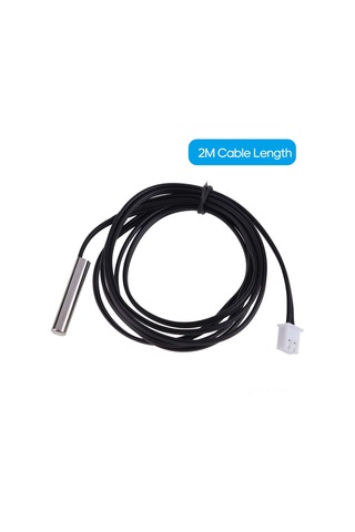 Dofolink Ntc 10k/b3435 Sıcaklık Sensörü -50 C/+110 C Aralığı 1 C Doğrulukta 2 Metre Su Geçirmez Termistör Prob