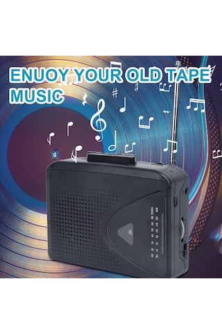 Kaset Çalar Walkman Kaset Çalar Taşınabilir Retro Hoparlör Çoklu Güç Kaynağı Yöntemleri Am/fm Radyo Fonksiyonu Yüksek Kaliteli Ses Müzik Severler İçin Mükemmel Arkadaş