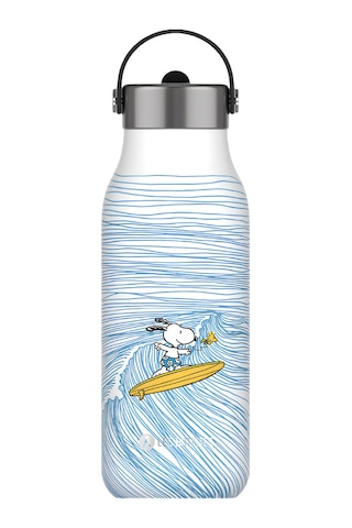 Les Artistes Paris Isı Yalıtımlı Çelik Termos 1000ml Surfing Snoopy Çok Renkli