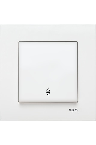 Viko Karre 12 Adet Vavien Anahtar Çerçeveli - Beyaz