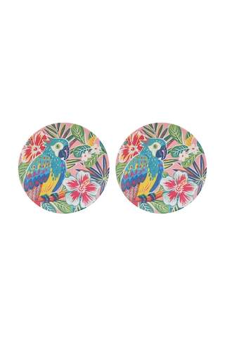 Lucky Art Tropea Melamin Tabak Seti 19cm 2'li Dıo30039