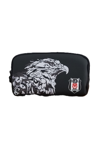 Me 25393 Beşiktaş Kartal Kalem Çantası Siyah