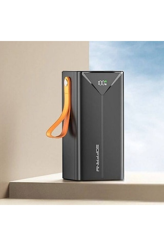 Hy-250 50.000 Mah Powerbank 22.5w Type-c + Lightning + Usb-a Çı Siyah