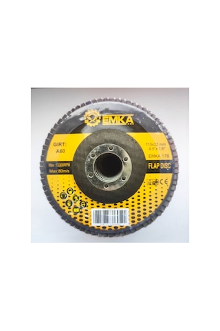 Flex Zımpara Flap Dısc 115 22 Mm A60 10 Adet