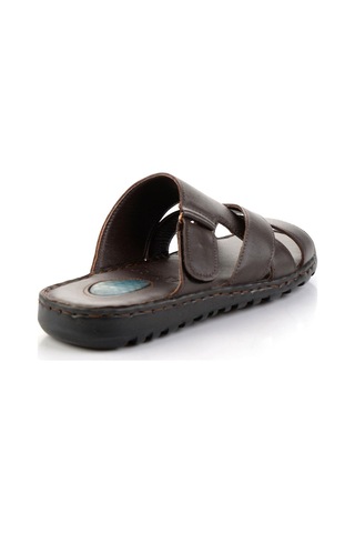 Kahve Leather Erkek Terlik E04437183803 Kahve