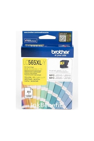 Brother Lc565xly Sarı Mürekkep Kartuş 1200 Sayfa