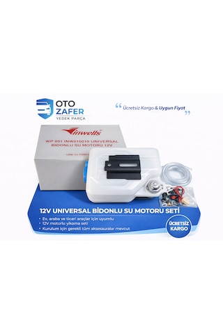 Oto Cam Su Deposu Fıskiye Bidonu Hortum Tam Takım 1 Set Oto Cam Su Deposu Fıskiye Bidonu Hortum Tam Takım 1 Set