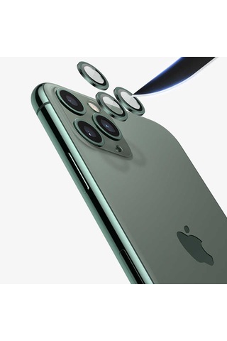 Kilifone - Apple Uyumlu iPhone 11 Pro - Kamera Lens Koruyucu Cl-02 - Colorful