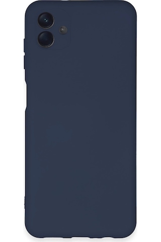 Newface Samsung Galaxy Uyumlu A04e Kılıf Nano İçi Kadife Silikon Glblseme - 64 - Lacivert