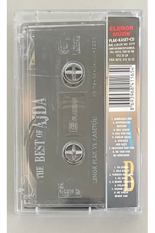 The Best Of Ajda Pekkan Kaset Orjinal Dönem Baskı