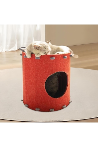 Suntek Kedi Yatağı Mağara Yatak Aşınmaya Dayanıklı Hideout