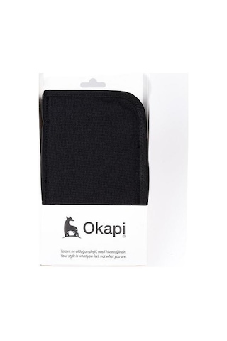 Okapi Kalem Çantası Tek Katlı Siyah Okp-123