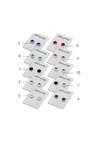 Vkemall Sağlıklı Manyetik Taş Küpe - Vücut Bakımı Ve Şıklık İçin