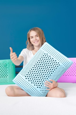 Viscofoam Air Terapi Hava Kanallı Ortopedik Yastık Visco Yastık Mavi 60x40x16cm