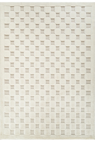 Kaşmir Halı Süpersoft Joy White 120x180 CM Salon Halısı