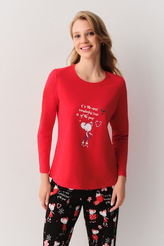 Suwen Lulusu Pijama Takımı Sh26259660a911 Siyah Desenli