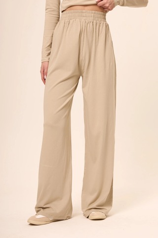 Zoor Ultra Soft Penye Modal Pantolon Bej