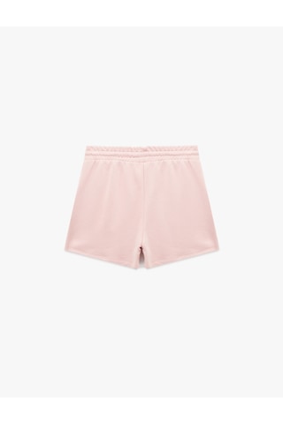 Koton Cepli Beli Bağcıklı Pamuklu Slim Fit Mini Şort Pembe 6sal40004ık Gül
