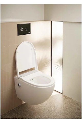 768-1501 VitrA V-care Smart Kumanda Paneli, Siyah 8 Cm Gömme Rezervuarlar İçin Siyah