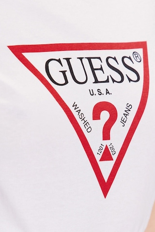 Guess Marka Logolu Kadın T-shirt Beyaz