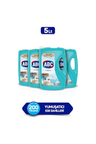 ABC Çamaşır Yumuşatıcısı Ege Sahilleri 4 x 5 L
