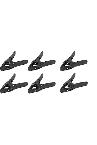 Ayarlanabilir Yaylı Güçlü Tutuşlu Metal Kıskaç Mengene Pense Mandal İşkence Kaymaz Kaplamalı Çeneler, Çok Amaçlı Sabitleme Aparatı Fotoğraf, Ahşap, Hobi Ve Atölye Kullanımı İçin Dayanıklı Tasarım
