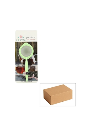 Lavita Plastik Renkli Saplı Çay Süzgeç- 24'li Paket Diğer