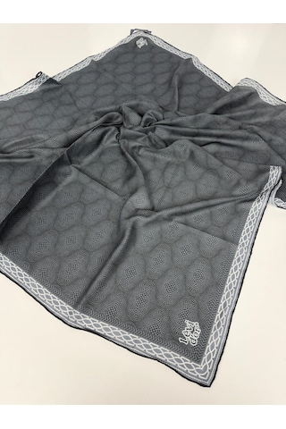 Levidor Lotus Desen Eşarp - 06107 Gri-10