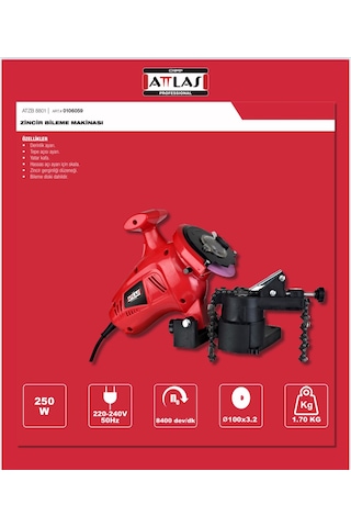 Attlas ATZB 8801 Zincir Bileme Makinesi