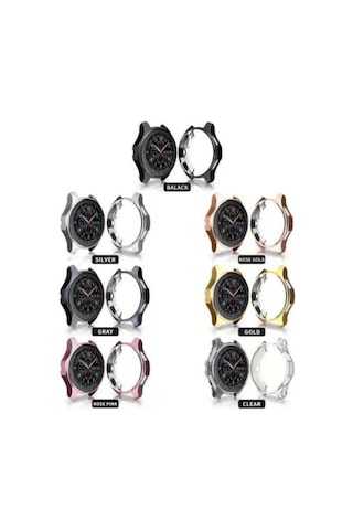 Samsung Uyumlu Galaxy Watch 3 41Mm Silikon Kapak Kılıf Koruma