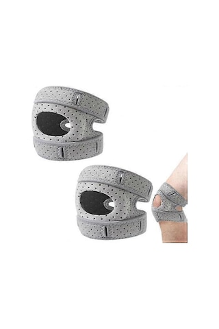 Wellnee Diz Pedleri, Ayarlanabilir Diz Desteği, Spor İçin Sabitleyici Diz Pedleri, Erkekler Ve Kadınlar İçin Diz Ağrısını Hafifletir, Gri