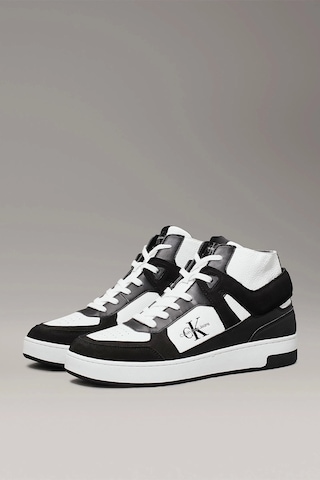 Calvin Klein Ck Jeans Basket Cup Mıd Laceup Authentıc Erkek Siyah Sneaker Ym0ym01109-0gm Siyah