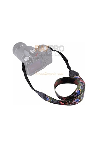 Raypro Kelebek Desenli Askı Omuz Boyun Askısı Canon Nikon Sony
