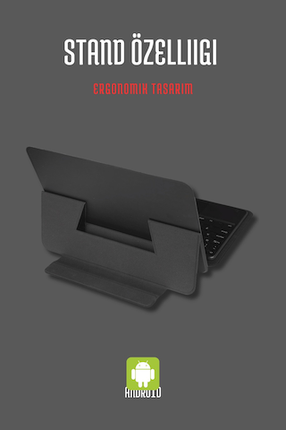 Fuchsia Galaxy Tab S9 Fe İle Uyumlu Savvy Keyboard Bluetooh Bağlantılı Standlı Klavyeli Tablet Kılıfı Klavyeli Kılıf