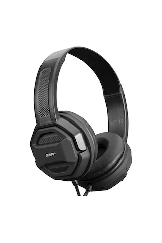 Snopy Sn-101, Bonny, Siyah, Kablolu, 3,5mm Jac, Ayarlanabilir Kafa Bandı, Microfonlu Kulaklık